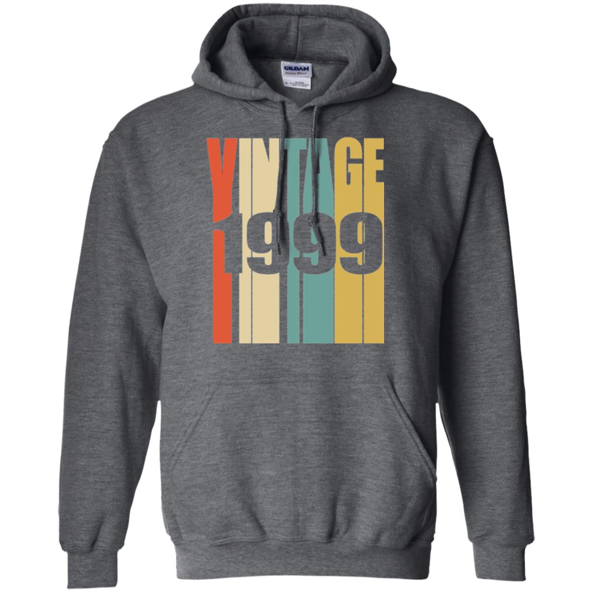 Brithday T-shirt Retro Vintage 1999 Dark Heather