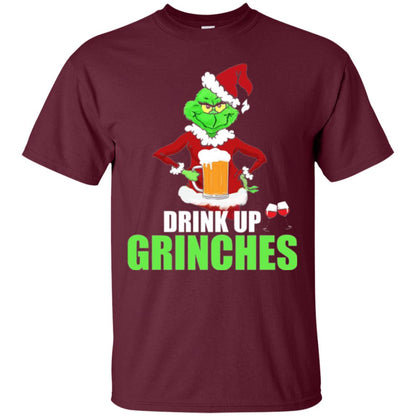 Christmas T-shirt Drink Up Grinches Maroon