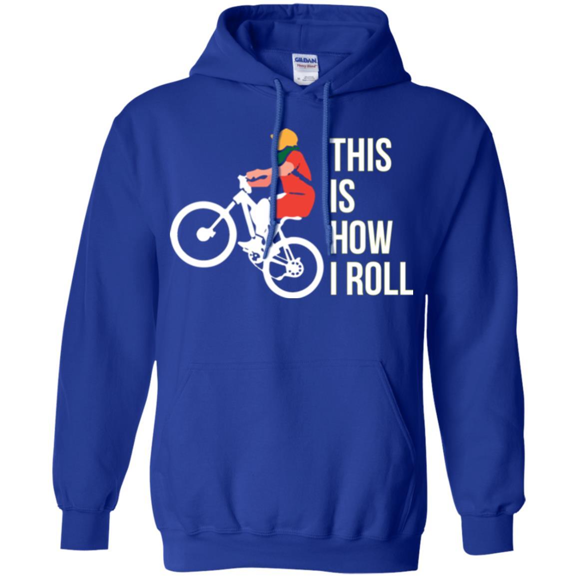 Bicycle T-shirt This Is How I Roll Royal