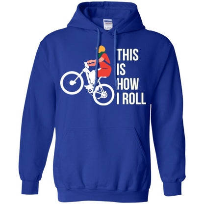 Bicycle T-shirt This Is How I Roll Royal