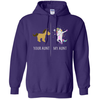 Family T-shirt Your Aunt My Aunt Purple