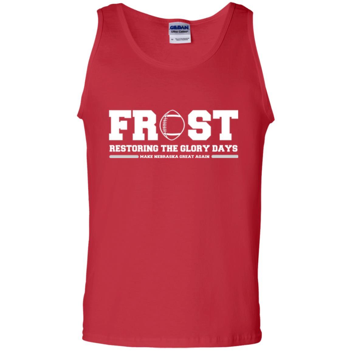 Football T-shirt Scott Frost 2018 Make Nebraska Red