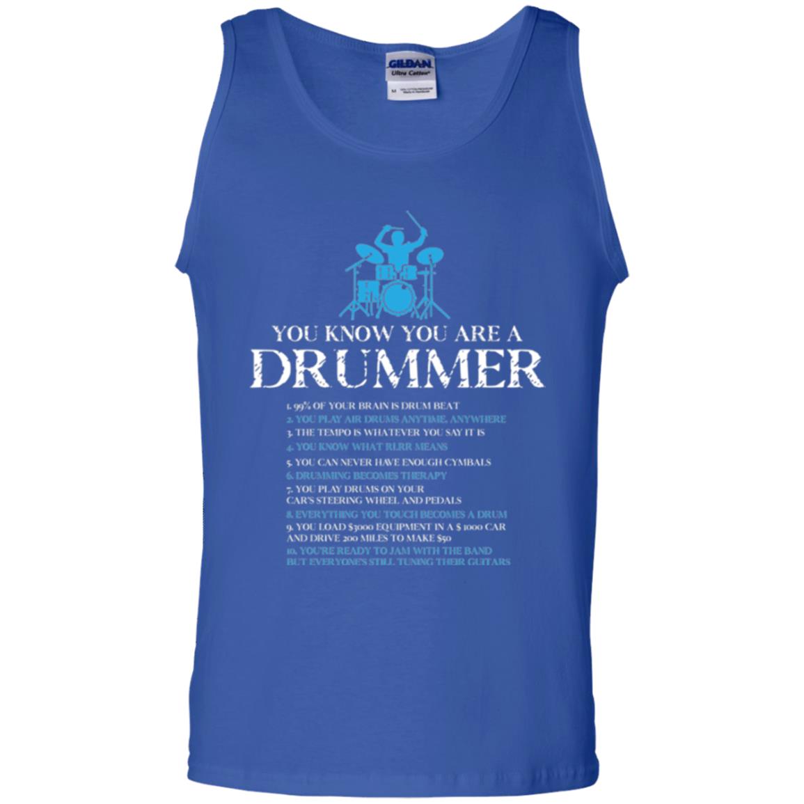 Drummer T-shirt You_re A Drummer Royal