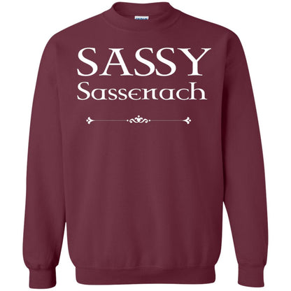 Sassy Sassenach Outlander Fans Shirt Maroon