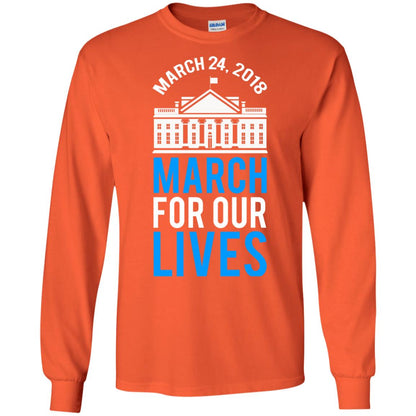 March For Our Lives March 24 2018 T-shirt Orange