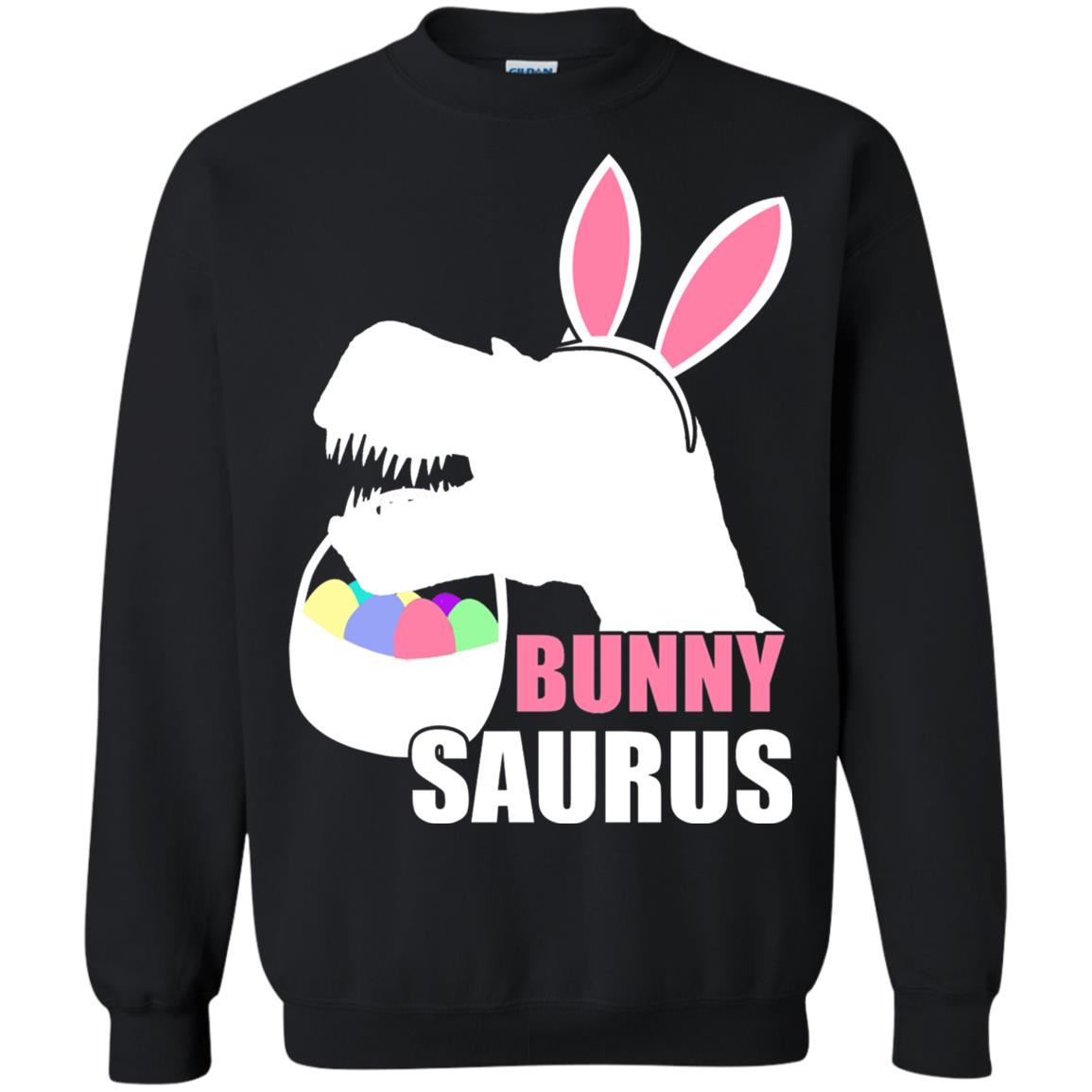 Bunnysaurus Easter Dinosaur Lover Shirt Black