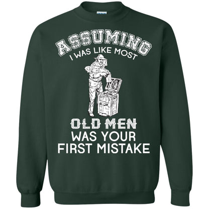 Assuming I Was Like Most Old Men Beekeeper T-shirt Forest Green