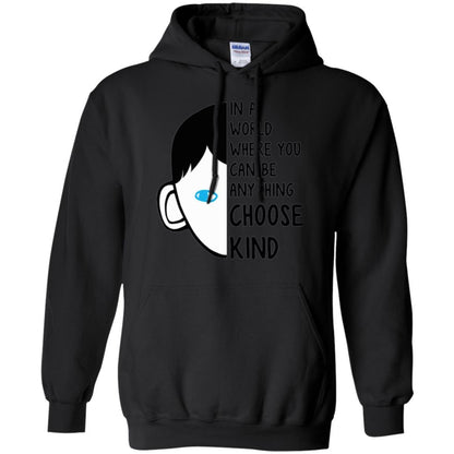 Anti Bullying T-shirt In A World Where You Can Be Anything Choose Kind Black