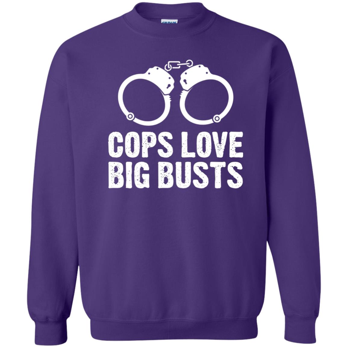 Cops Love Big Busts Usa Police Shirt Purple
