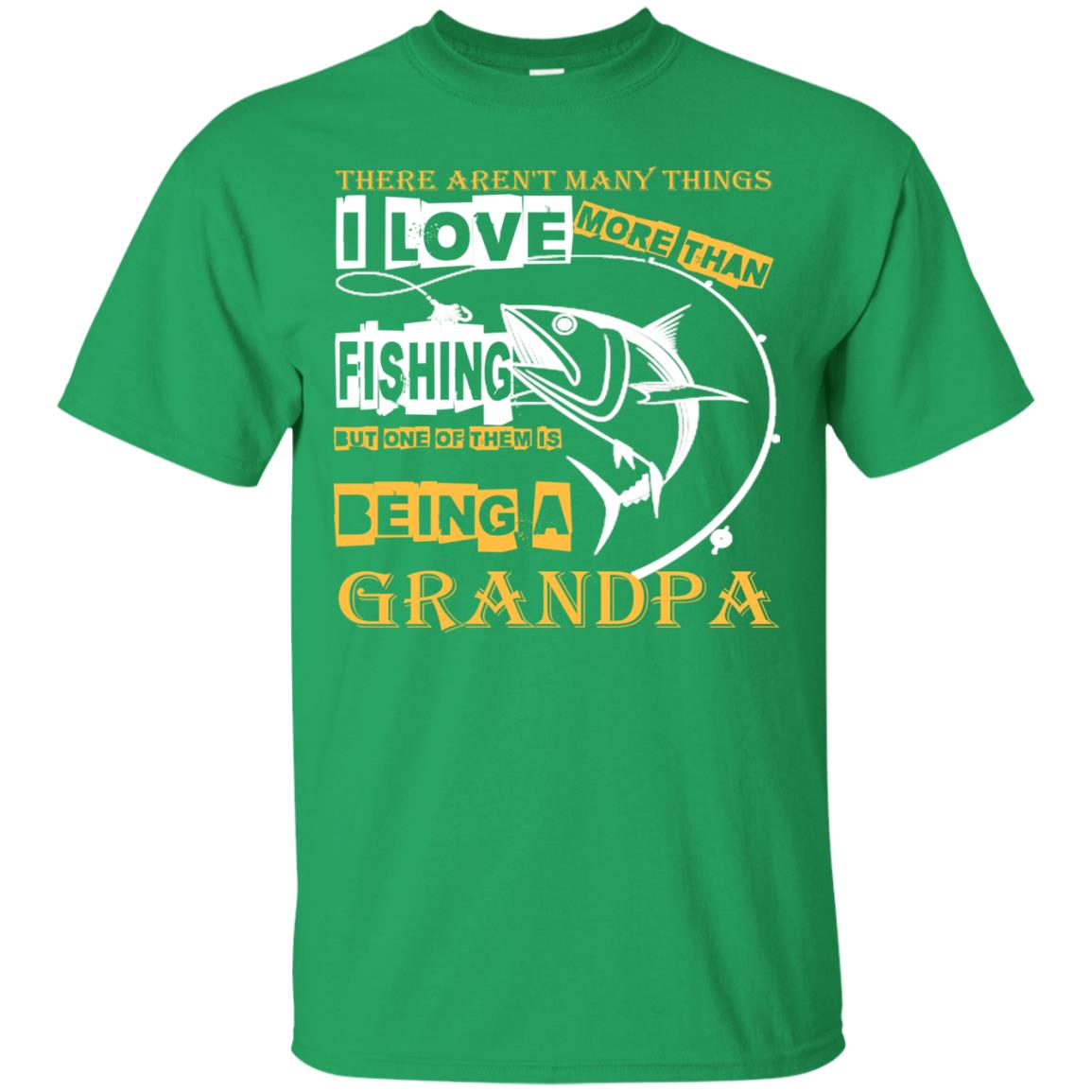 But One Of Them Is Being A Grandpa Papa T-shirt Irish Green