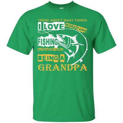 But One Of Them Is Being A Grandpa Papa T-shirt Irish Green