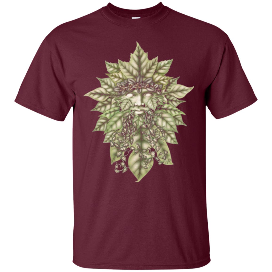 Greenman Green Man Festival T-shirt Maroon