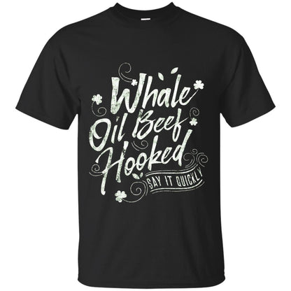 Whale Oil Beef Hooked T-shirt Black
