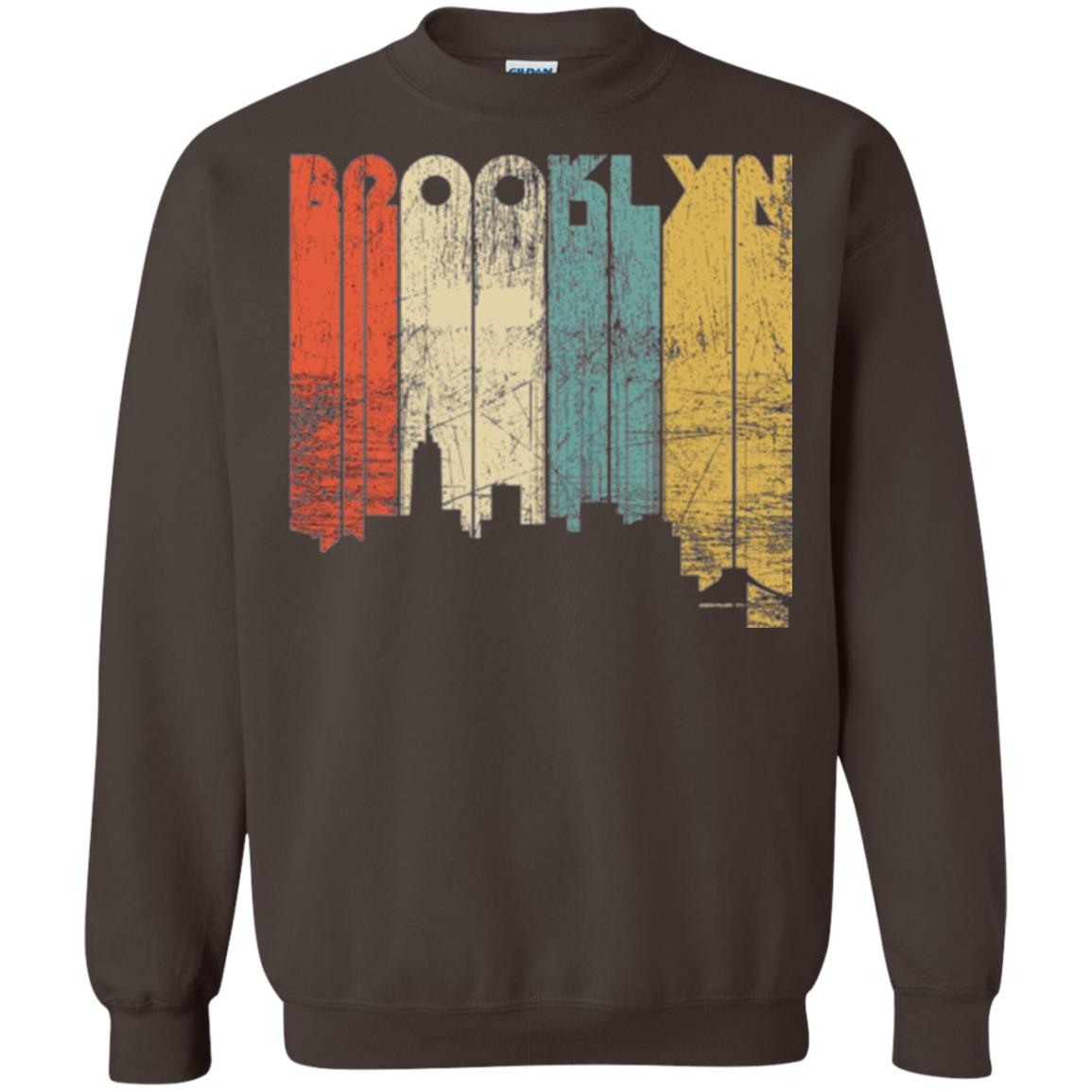 Brooklyn City New York State Vintage T-shirt Dark Chocolate