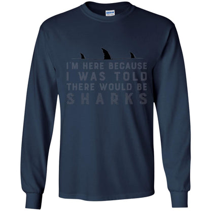 Shark T-shirt I Was Told There Would Be Sharks Navy