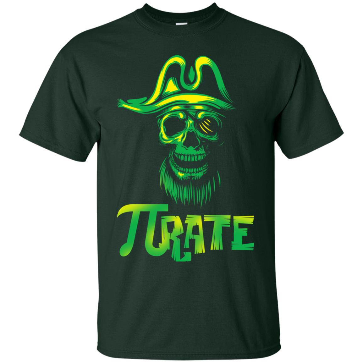 Pi Day T-shirt Funny Pirate Forest