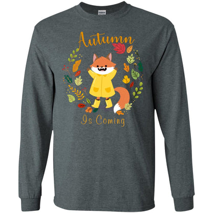 Autumn Is Coming Shirt Dark Heather