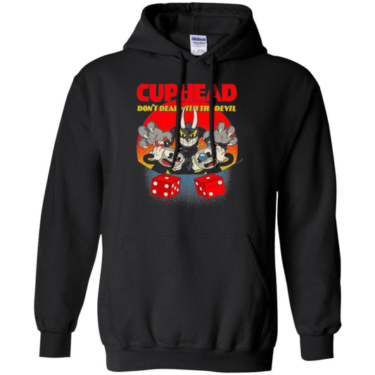Gamer T-shirt Cuphead Don_t Deal With The Devil Black