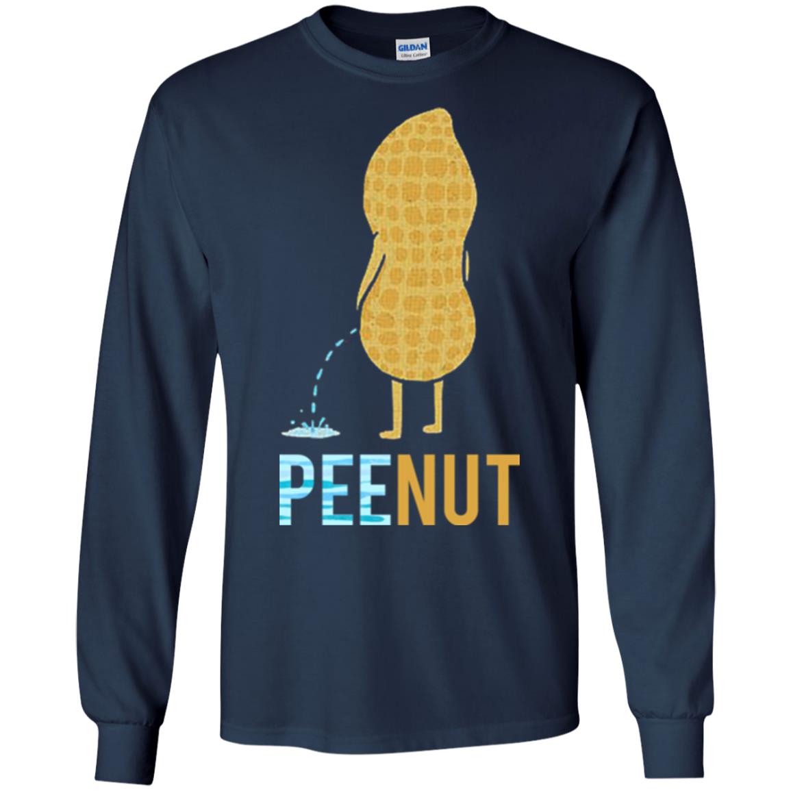 Funny Peenut Gift Shirt For Cool Boys Navy