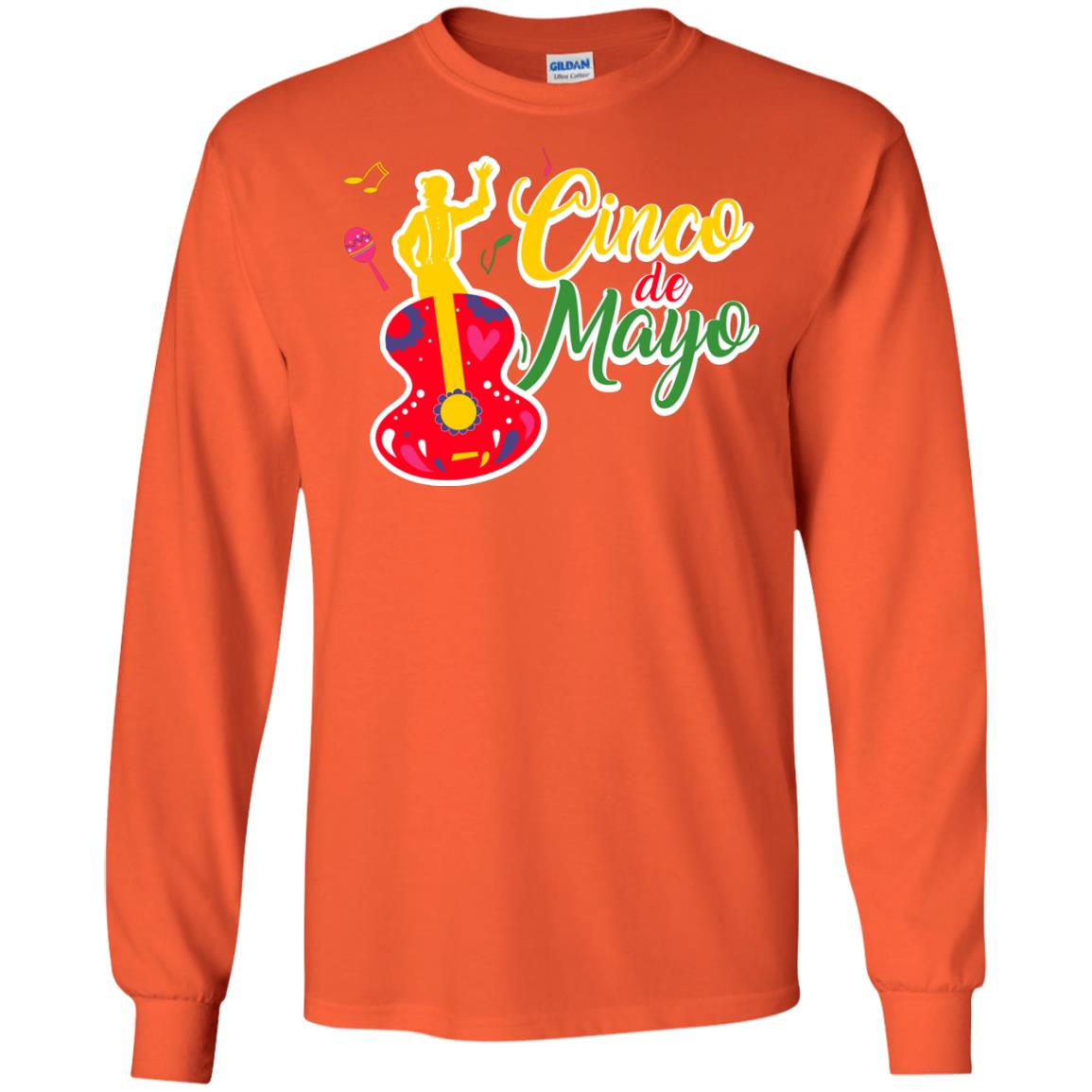 Cinco De Mayo Mexican Culture Festival On May 5th Shirt Orange