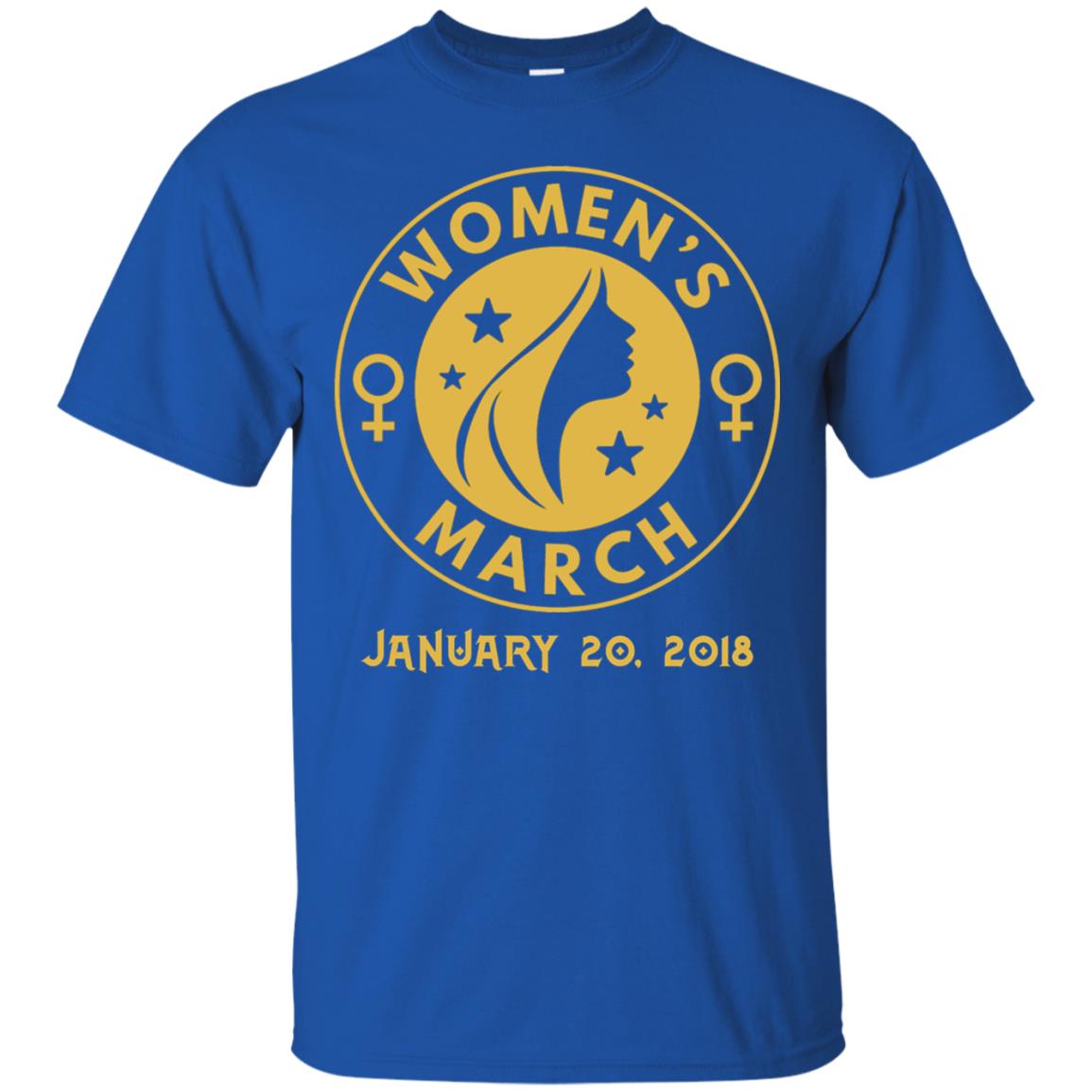 Women_s Right T-shirt Women_s March January 20th 2018 Protest Royal