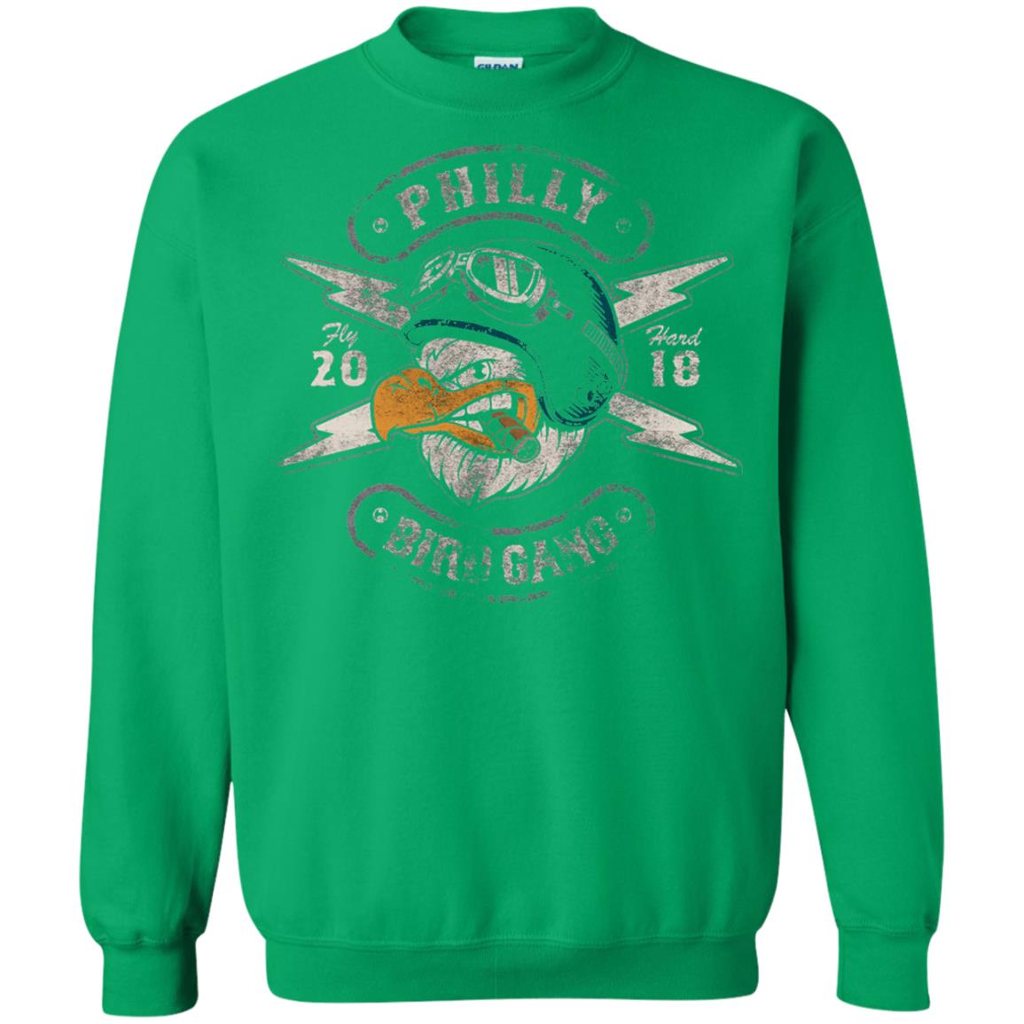 Bird Gang Eagles T-shirt Vintage Distressed Irish Green