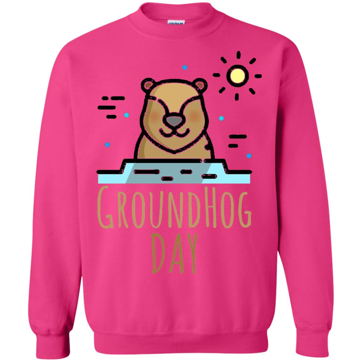 Happy Groundhog Day T-shirt Feb 2nd Heliconia