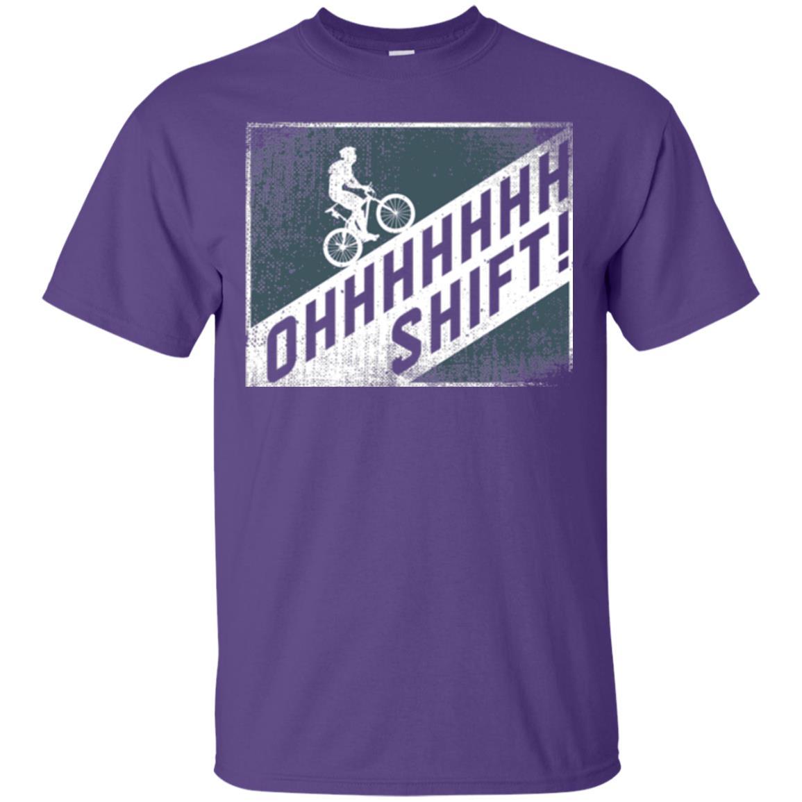 Cyclist T-shirt Oh Shift Purple
