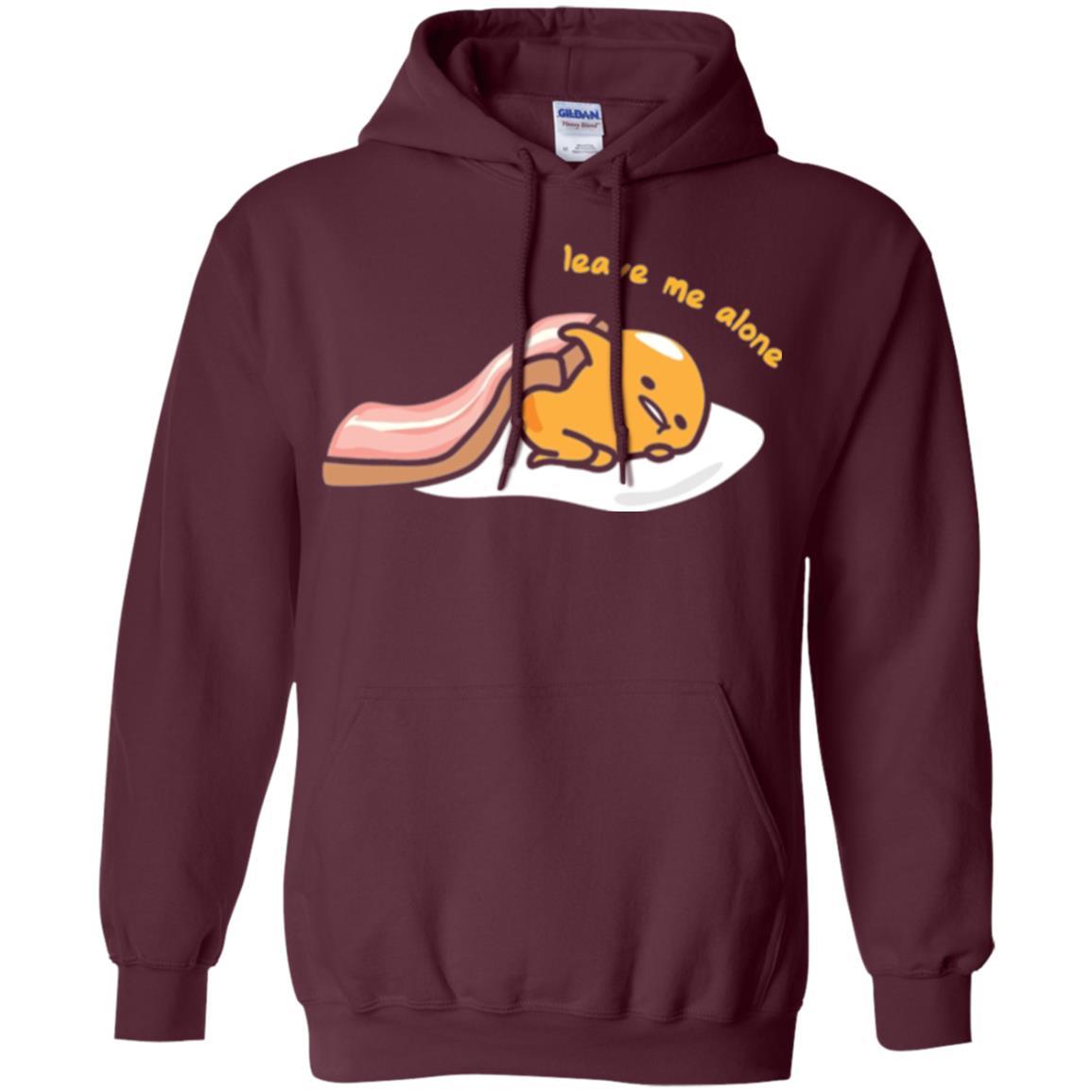Film T-shirt Gudetama Leave Me Alone Maroon