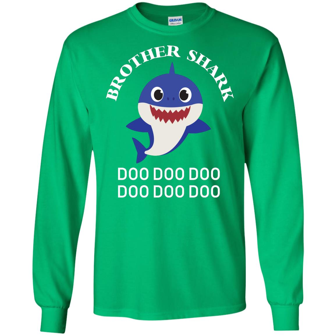 Brother Shark Family Shark Shirt Irish Green