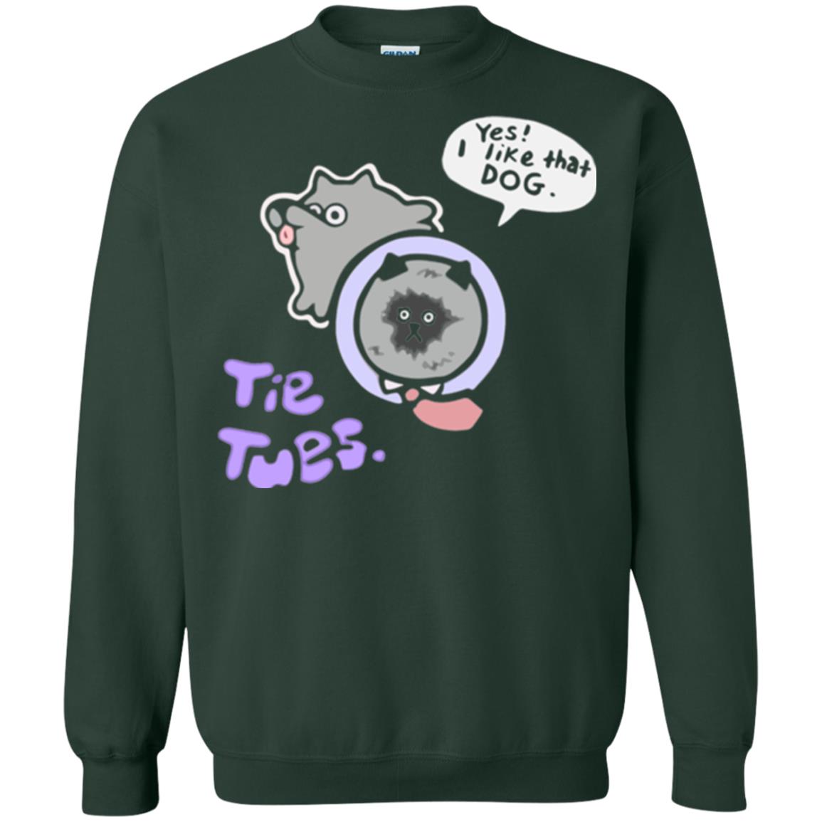 Yes I Like That Dog Tietuesday Dog Lover T-shirt Forest Green