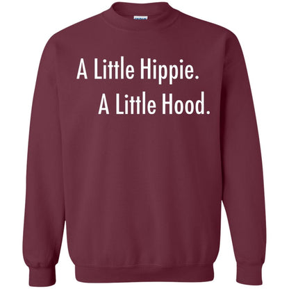 A Little Hippie A Little Hood Shirt Maroon