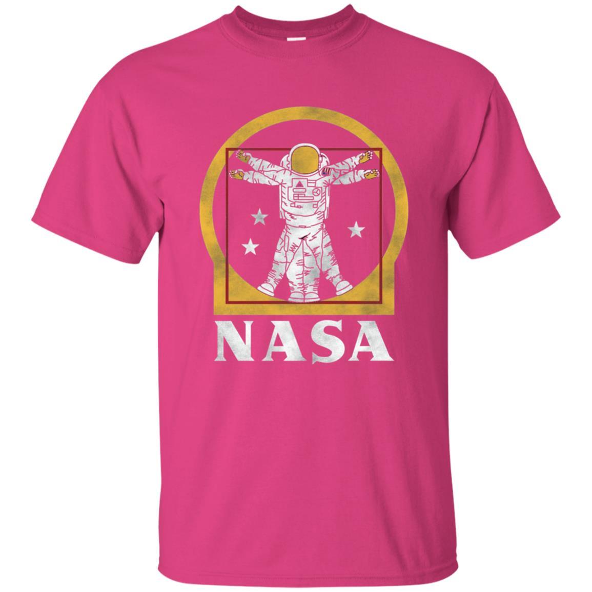 Vitruvian Astronaut T-Shirt Heliconia