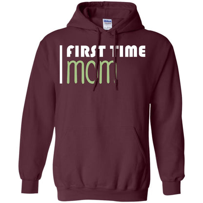 First Time Mom New Mom Shirt Maroon
