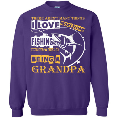 But One Of Them Is Being A Grandpa Papa T-shirt Purple