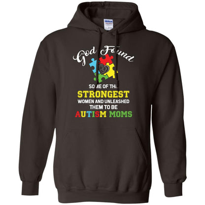 And Unleashed Them To Be Autism Moms Autism Shirt For Mom Dark Chocolate
