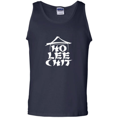 Funny Holy Chinese Words T-shirt Ho Lee Chit Navy