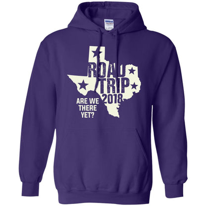 Texas Road Trip 2018 Funny Family Vacation Shirt Purple