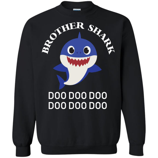 Brother Shark Family Shark Shirt Black
