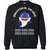 Brother Shark Family Shark ShirtG180 Gildan Crewneck Pullover Sweatshirt 8 oz.