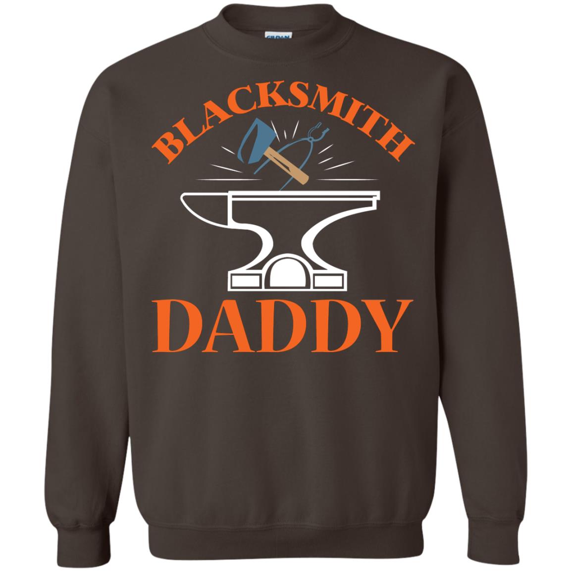 Blacksmith Daddy Happy Father's Day Shirt Dark Chocolate