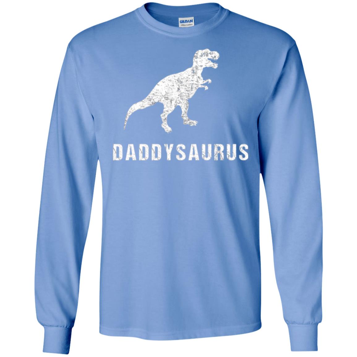 Dad T-shirt Daddysaurus Carolina Blue