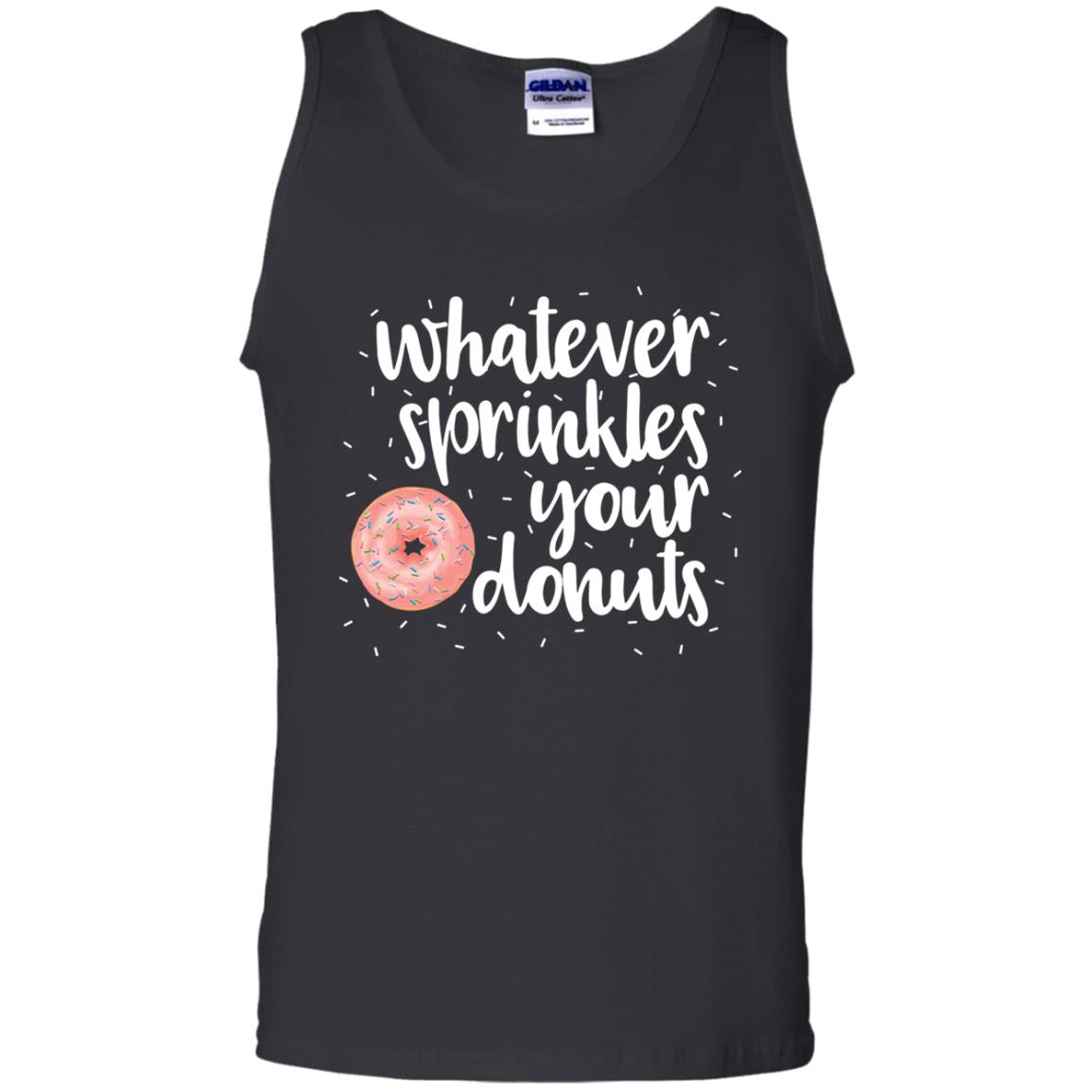 Whatever Sprinkles Your Donuts T-shirt Black