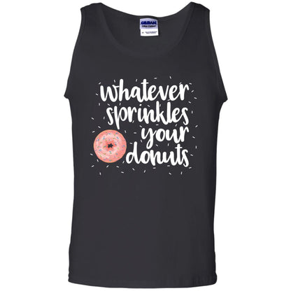 Whatever Sprinkles Your Donuts T-shirt Black