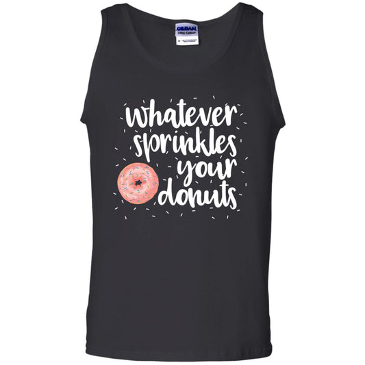 Whatever Sprinkles Your Donuts T-shirt Black