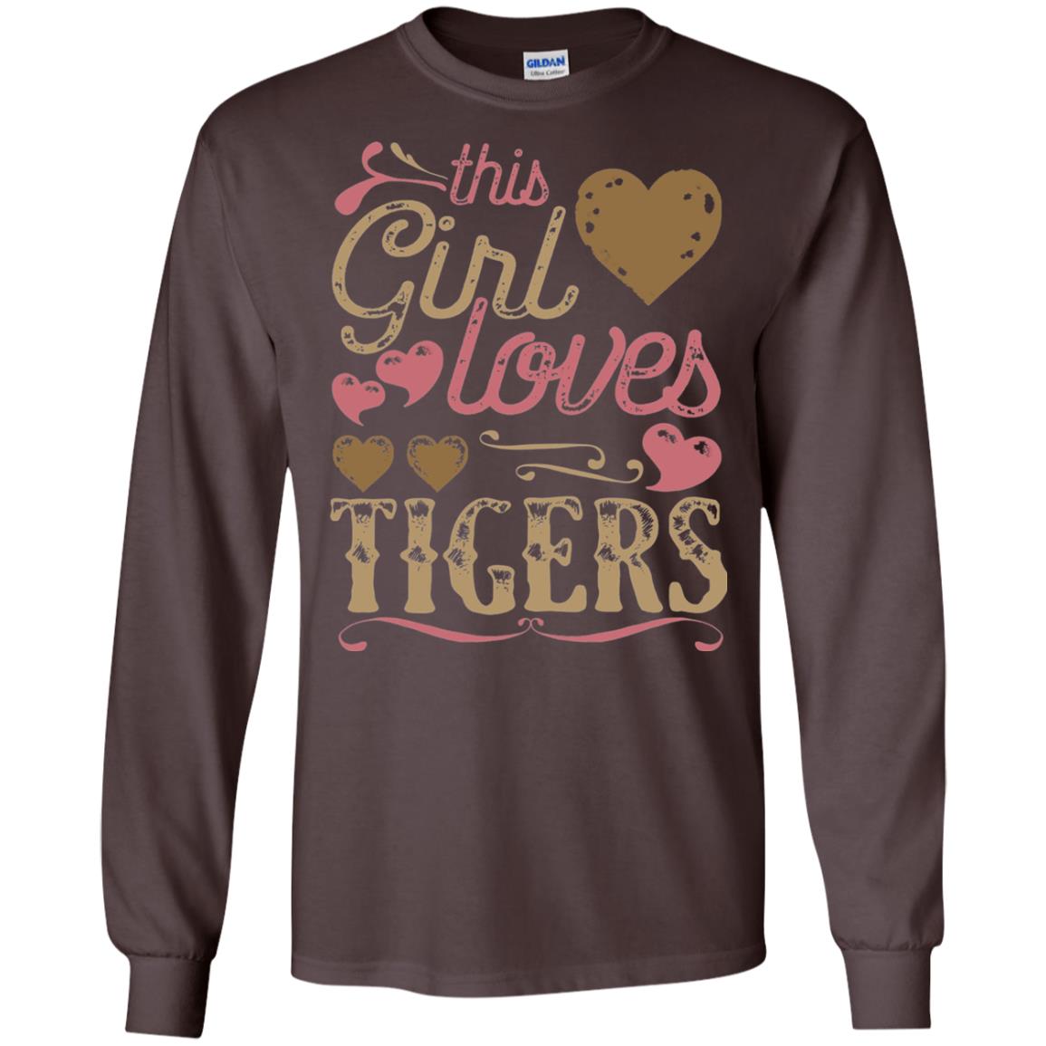 Tigers Shirt This Girls Love Tiger Dark Chocolate
