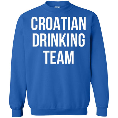 Croatian Drinking Team Drinking T-shirt Royal