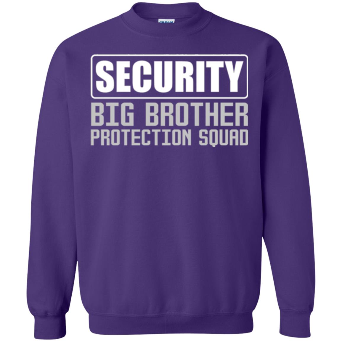 Family T-shirt Security Big Brother Protection Squad Purple
