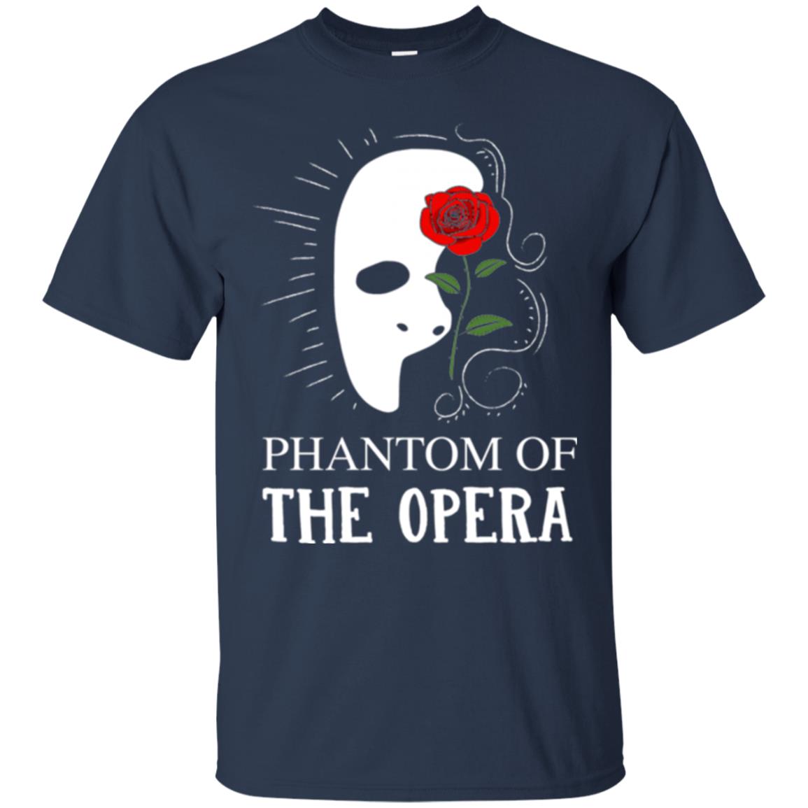 Phantom And The Opera Roses T-shirt Navy