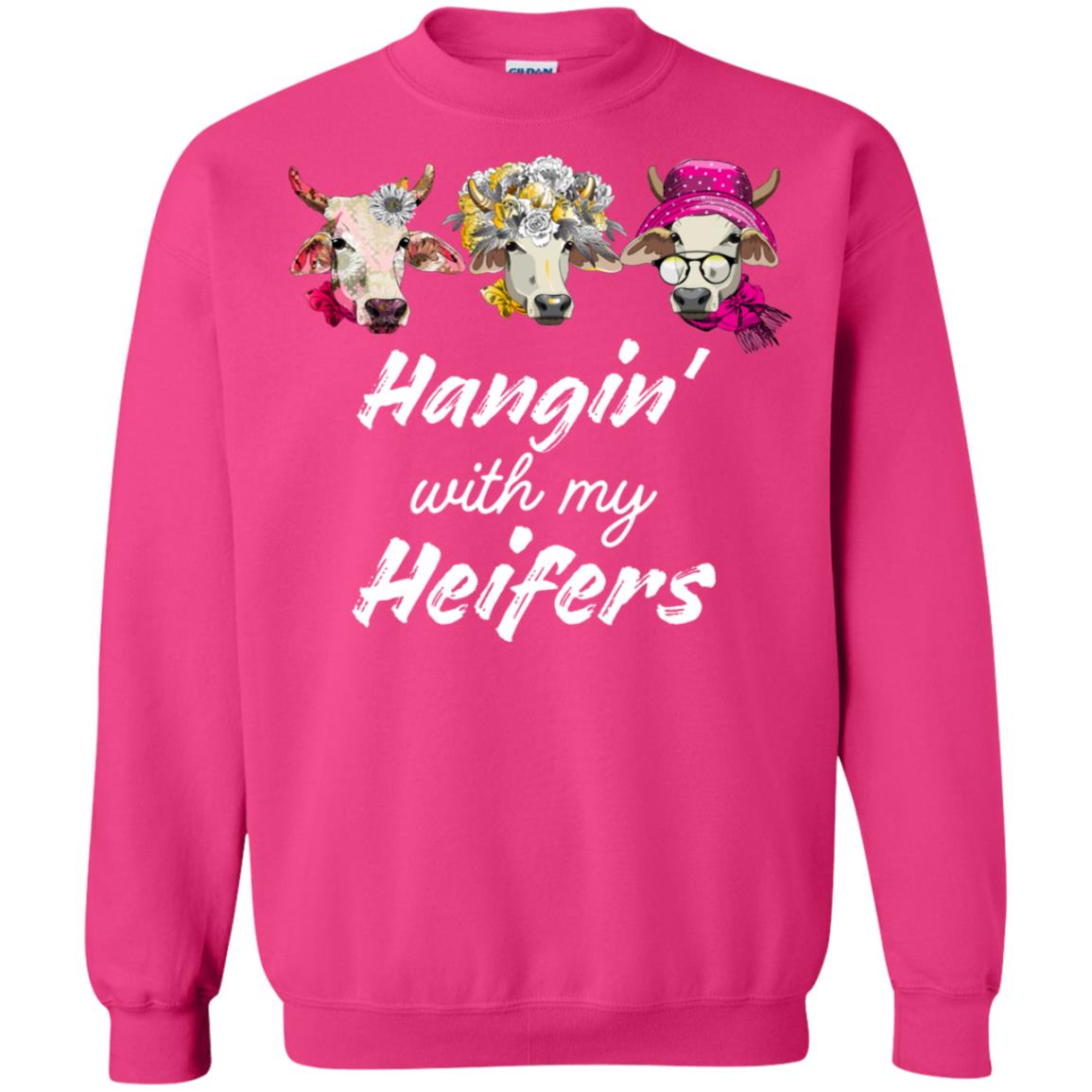 Hangin' With My Heifers Shirt Heliconia